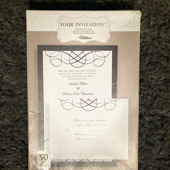 Wilton Print Your Own Invitations Kit! - Picture 2 of 7